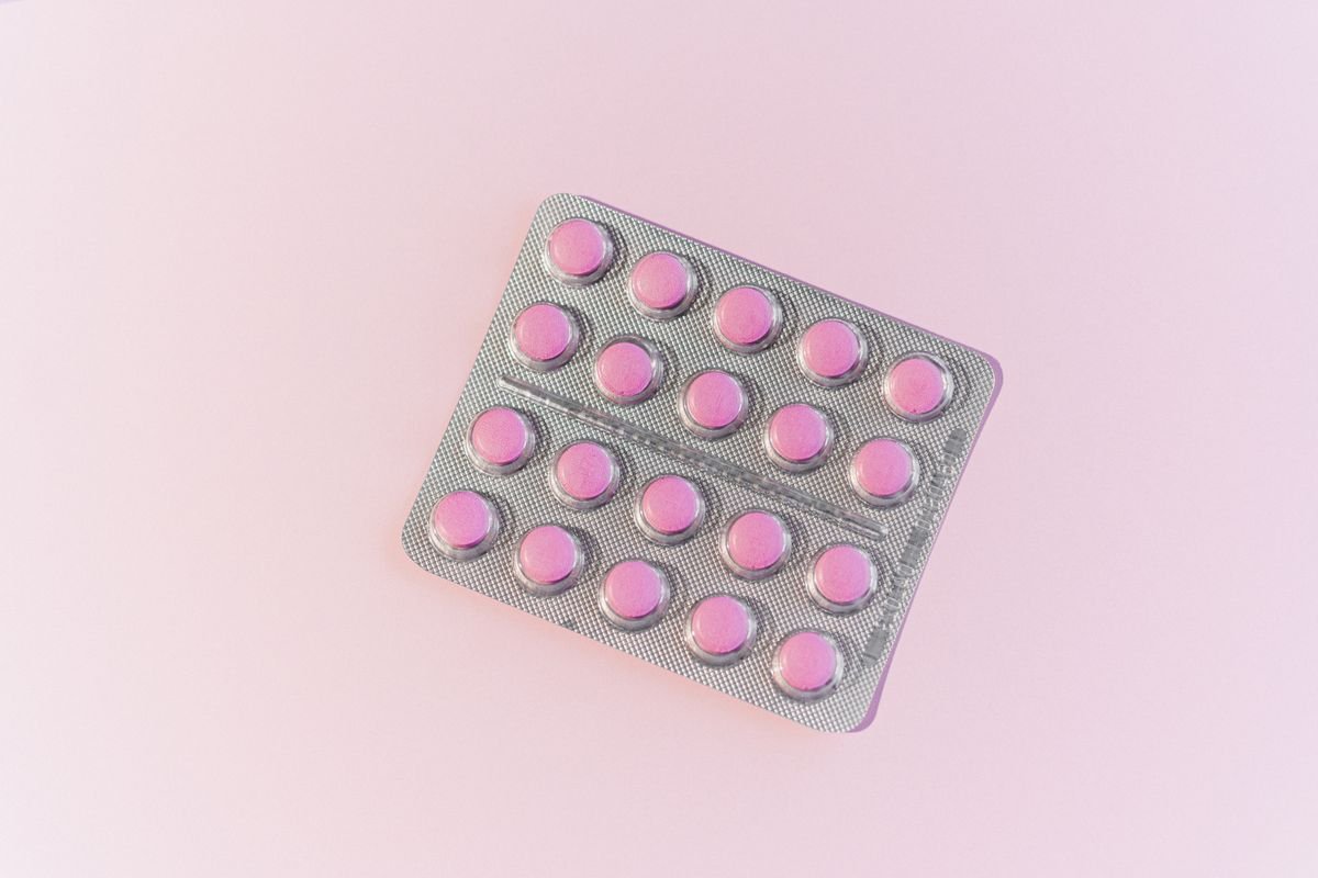 Cartela de pílulas anticoncepcionais